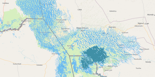 11- Dettagli del Lago Ciad come parte del Sahel idrologico