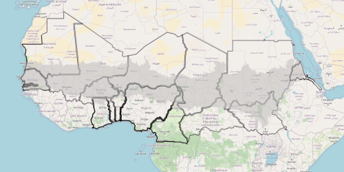 5- I confini politici pesati del Sahel